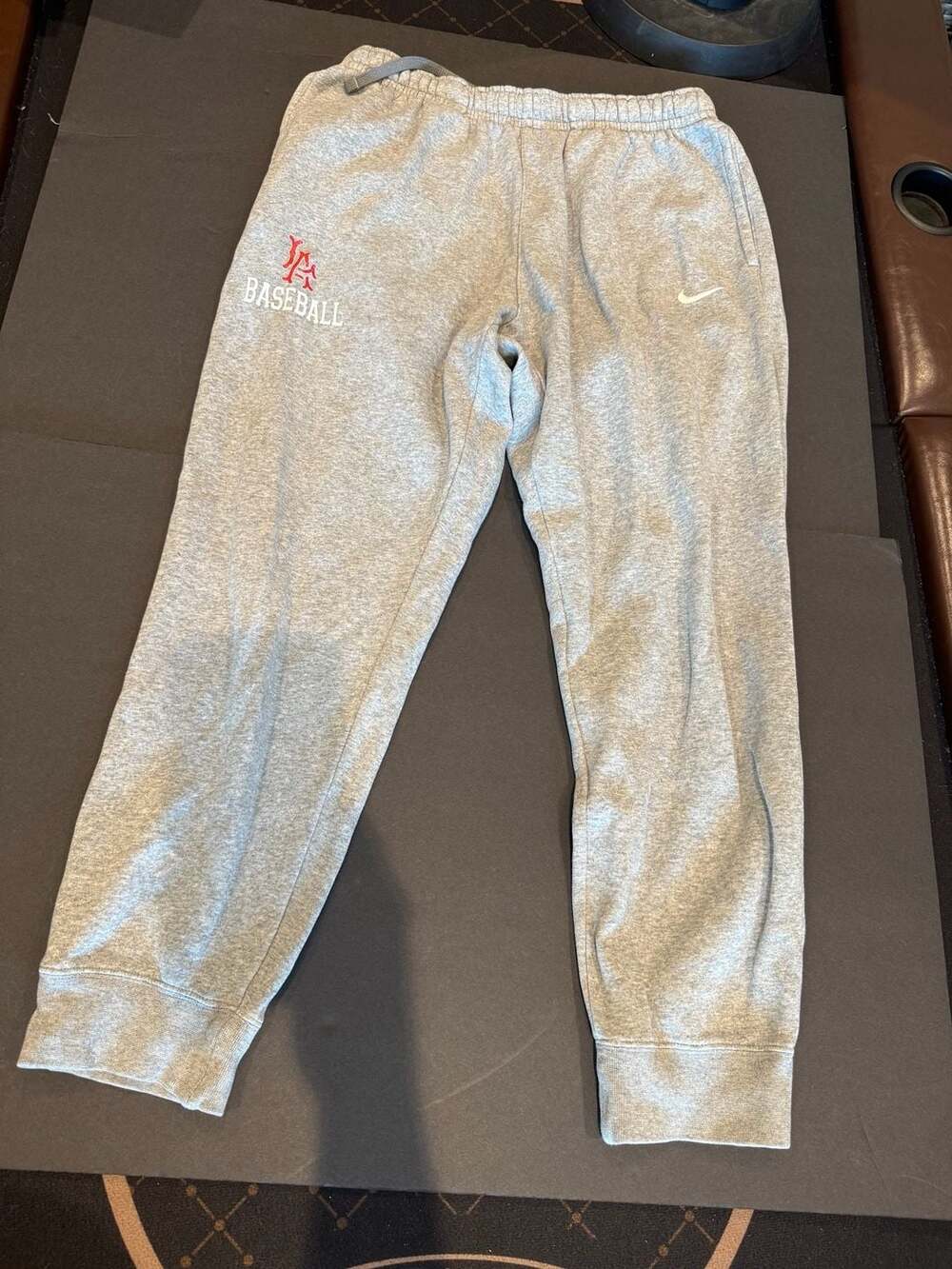 Nike Gray LA Baseball Fleece Sweatpants Men's Large
